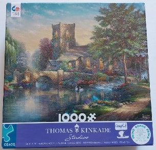 KINKADE, Thomas: Chapelle en bois de saule Ceaco  3310-100 Casse-tête  1000 morceaux