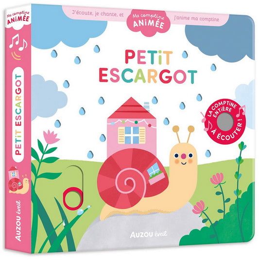Ma comptine animée : Petit escargot, AUZOU 9791039512619