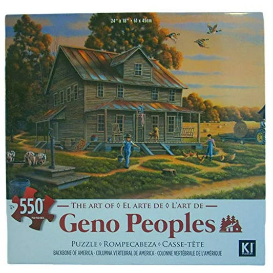 PEOPLES, Geno Colonne vertébrale de l'Amérique KI Puzzle Casse-tête 550 Morceaux