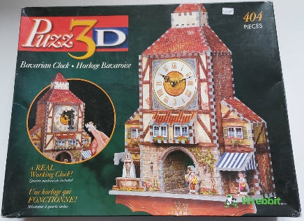 Horloge Bavaroise WREBBIT 3D Casse-tête 404 morceaux