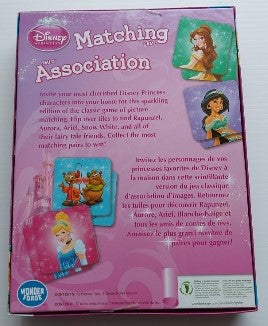 Jeu de mémoire Princesses Disney WONDER FORGE Jeux 3 ans +