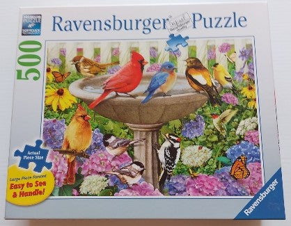 Oiseaux à l'abreuvoir Ravensburger 167937 Casse-Tête 500 morceaux