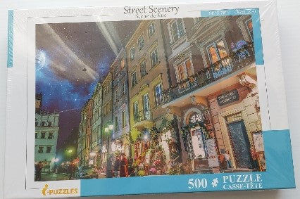 Scène de rue I PUZZLES Casse-tête 500 morceaux