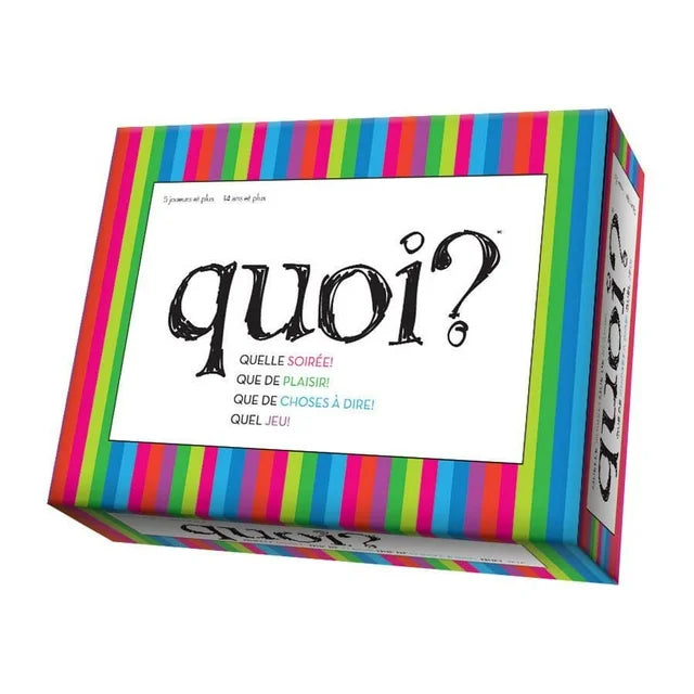 Quoi? Outset Jeux 14 ans et plus