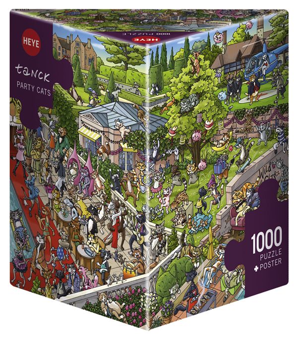 TANCK Party Cats Heye 29838 Casse-tête 1000 morceaux