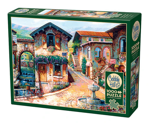 O'BRIEN, John: Fountain on the Square Cobble Hill 40030 Casse-tête 1000 Morceaux