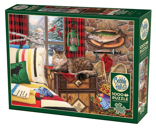 Chat au chalet Cobble Hill 80304 Casse-tête 1000 morceaux