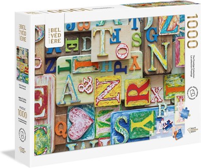 Alphabet coloré BELVÉDÈRE 035 Casse-tête 1000 morceaux