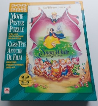 Movie Poster Snow White and the 7 Dwarfs GOLDEN Casse-tête 300 morceaux