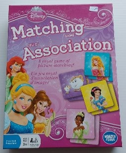 Jeu de mémoire Princesses Disney WONDER FORGE Jeux 3 ans +