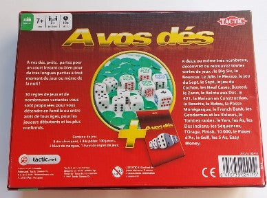 À vos dés TACTIC Jeu 7 ans et plus