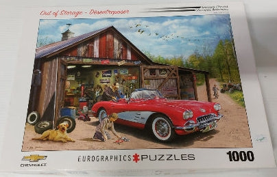 Désentreposer Chevrolet 1959 corvette Eurographics 6000-5447 Casse-tête 1000 morceaux