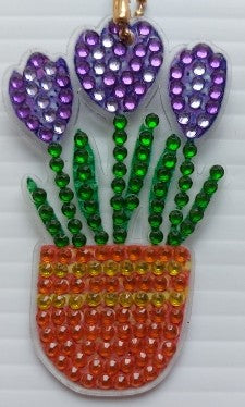 17 plante porte-clés, plant keychain