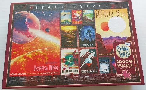 Space Travel Posters COBBLE HILL 89013 Casse-tête 2000 morceaux