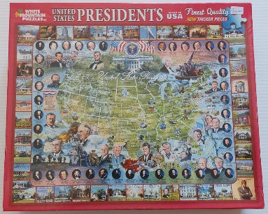 United States Presidents White Mountain 549S Casse-tête 1000 morceaux