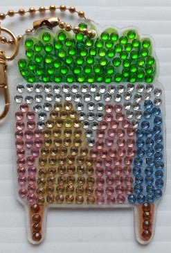 09 plante porte-clés, plant keychain