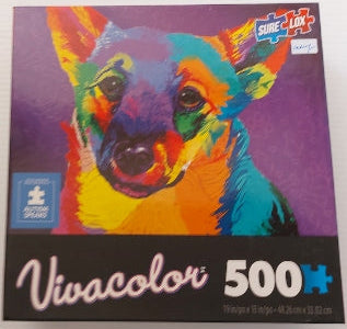 Vivacolor George, chien Casse-tête Sure-Lox 500 morceaux