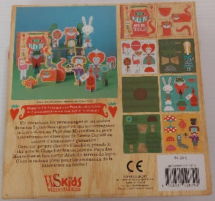 Alice au pays des merveilles : Mon premier livre sur les couleurs et set de jeu Jeux 4 ans et plus