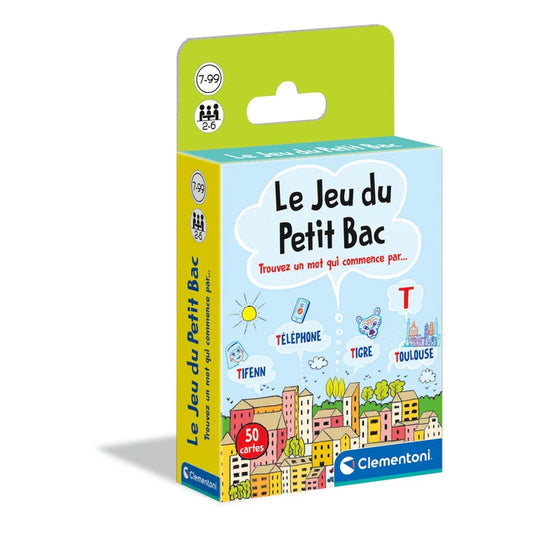 Le jeu du Petit Bac CLEMENTONI Jeu 7 ans et +