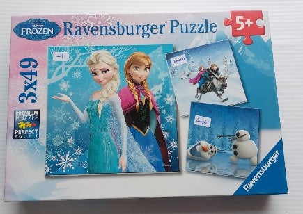 Reine des neiges Frozen Casse-tête 3 x49 morceaux 092642 Ravensburger