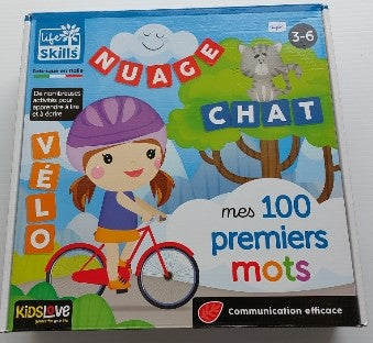 Mes 100 premiers mots LIFE SKILLS LISCIANI Jeux pour 3 ans et plus