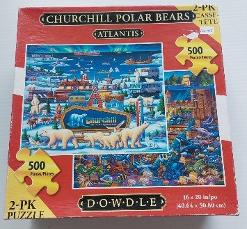 Polar Bears / Atlantis  Dowdle Casse-tête 2 x 500 morceaux