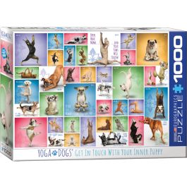 Yoga Dogs Get in touch with your inner puppy Eurographics 6000-0954 Casse-tête 1000 morceaux