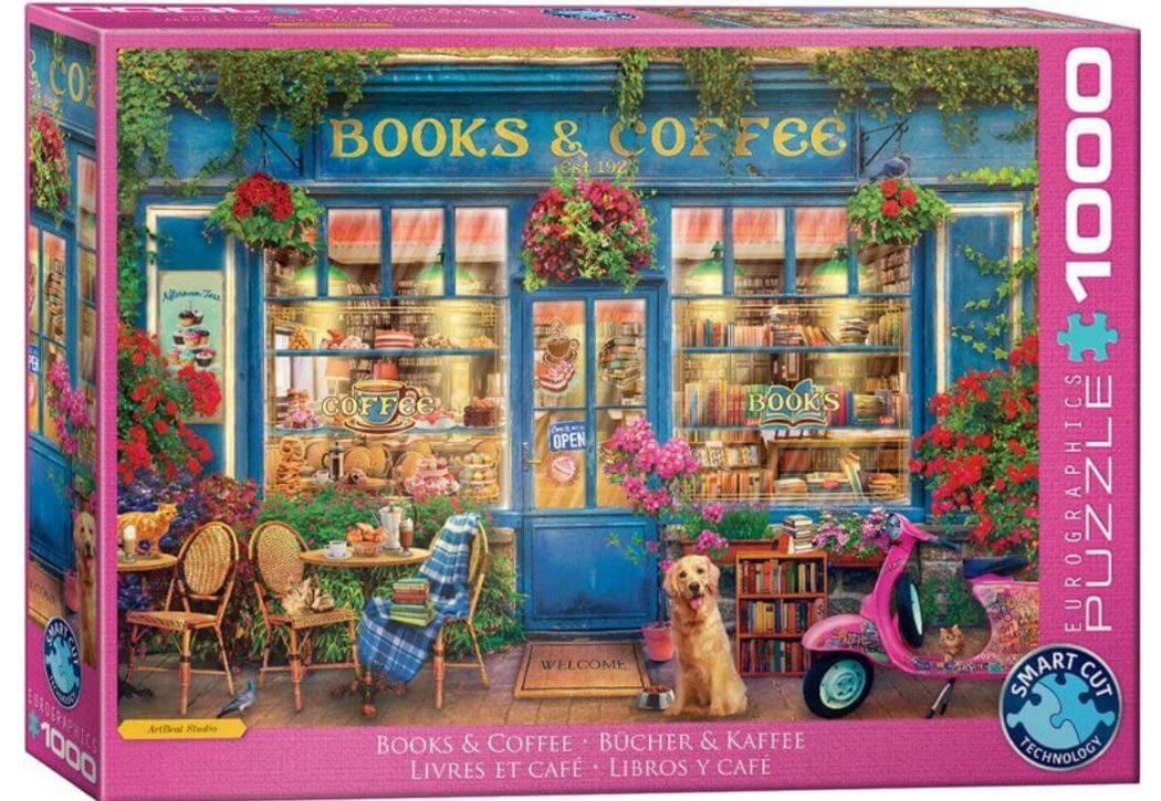 Livres et café Eurographics 2147905 Casse-tête 1000 morceaux