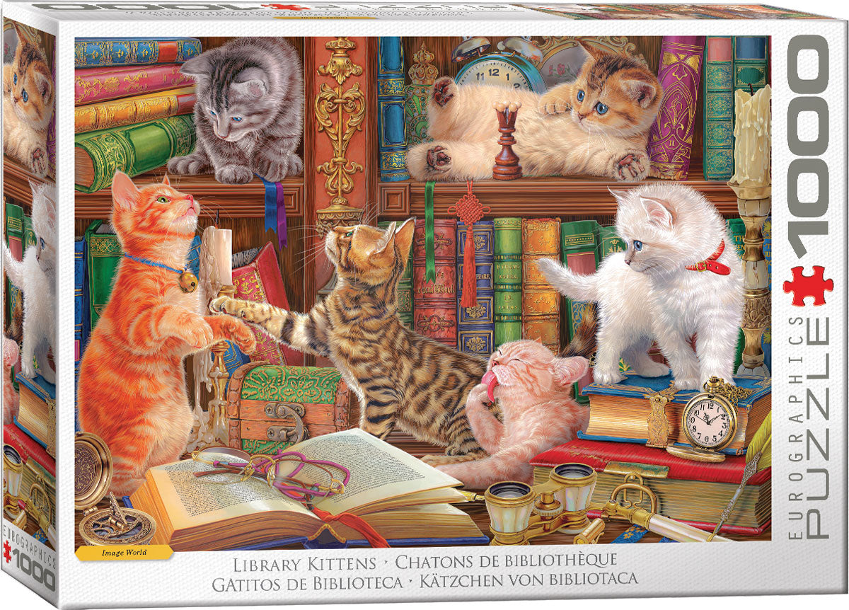 Chatons de bibliothèque Eurographics 6000-5913 Casse-tête 1000 morceaux