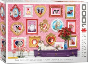 For the Love of Animals / Pour l'amour des animaux EUROGRAPHICS 6000-6094 Casse-tête 1000 morceaux