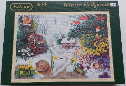 SEARLE, Anne : Winter Hedgerow FALCON 11094 Casse-tête 500 morceaux