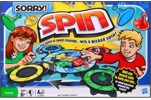 Sorry ! Spin Pivot Hasbro Jeux 6 ans et plus