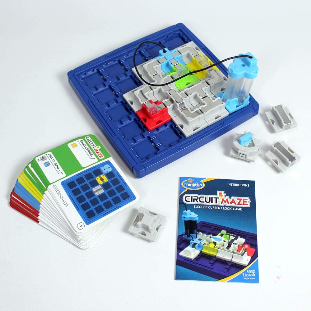 Circuit Maze, Electric Current Logic Game ThinkFun 76341 Jeux 8 ans et plus