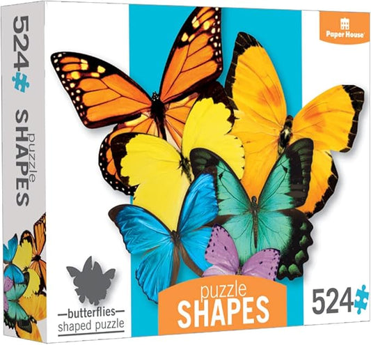 Shaped Puzzle butterflies PUZ-0053 Paper House Casse-tête 524 morceaux