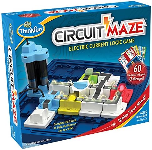 Circuit Maze, Electric Current Logic Game ThinkFun 76341 Jeux 8 ans et plus