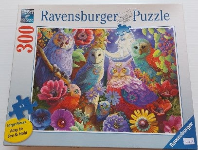 AUDI, Laura: Hibous colorés Ravensburger 174669 Casse-tête 300 morceaux