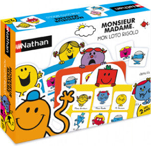 Monsieur Madame Mon loto rigolo NATHAN 31132 Jeu 2 ans +