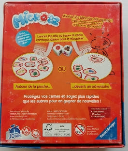 Microbz Écrasez-les tous! RAVENSBURGER 266821 Jeux 6 ans et plus