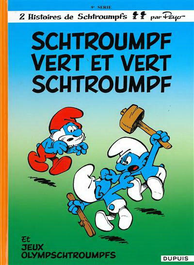 PEYO: T9 Schtroumpf vert et vert Schtroumpf DUPUIS 9782800103242