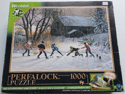 Soirée de hockey Wrebbit Casse-tête 1000 morceaux