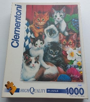 NEWLAND, Jenny Cuddley Kittens Clementoni 31262 Casse-tête 1000 morceaux