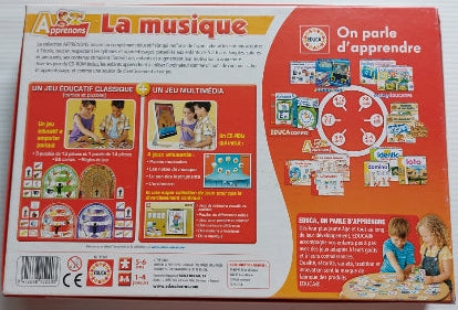 Apprenons, La musique EDUCA Jeux 5-6 ans