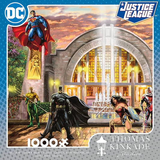 KINKADE, Thomas: Hall of Justice Justice League Ceaco 3154-8 Casse-tête 1000 morceaux