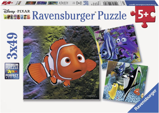 Nemo: Dans l'aquarium  093717 Ravensburger Casse-tête 3 x49 morceaux