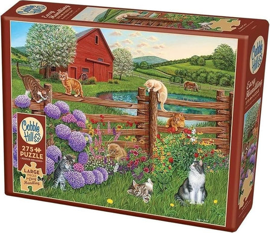 HIGGINS : Farm Cats COBBLE HILL 88007 Casse-tête 275 morceaux