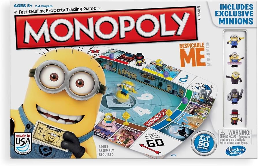 Monopoly Détestable Moi Hasbro Jeux 5 ans et plus
