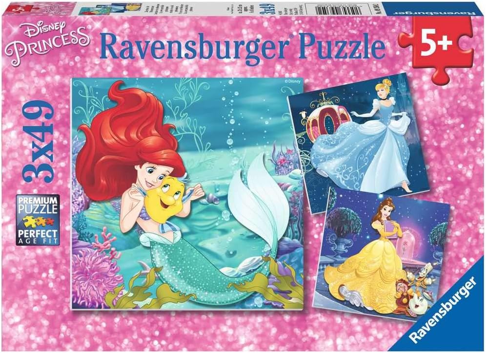 Aventure des princesses Ravensburger 093502 Casse-tête 3 x 49 morceaux