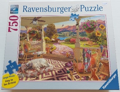 Sous le chaleureux porche Ravensburger 174577 Casse-Tête 750 morceaux