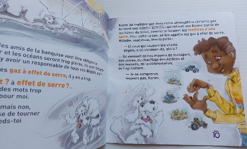 LAMONTAGNE GIRARD : Mélodie va à l'école des changements climatiques, C MONBAG 9782981838537