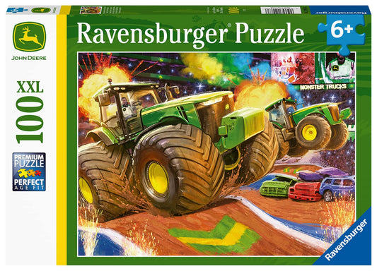 John Deere Bigs Wheels Ravensburger 129836 Casse-tête RAVENSBURGER 100 morceaux XXL